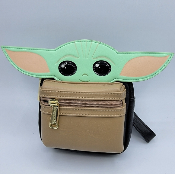 Loungefly Handbags - Baby Yoda Star Wars Loungefly Wristlet Belt Bag Disney NWT